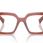 Óculos de Grau Miu Miu 0MU04UV Conhaque opalino - 10M1O1