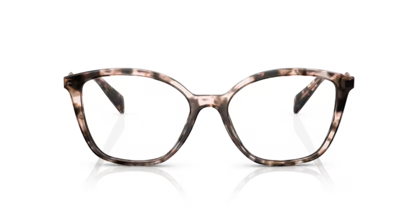 0PR_02ZV__ROJ1O1__P21__shad__fr Óculos de Grau Prada 0PR 02ZV Tartaruga-rosa – ROJ1O1 - Imagem 1