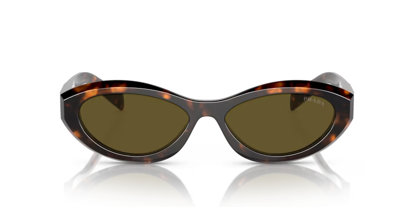 0PR_26ZS__14L09Z__P21__shad__fr Óculos de Grau Prada 0PR 26ZS Tartaruga – 14L09Z - Imagem 1