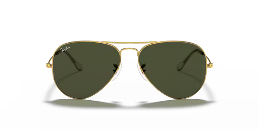 0RB3025L__L0205__STD__shad__fr Óculos de Sol Ray-Ban Aviador 0RB3025L Ouro – L0205 58 - Imagem 1