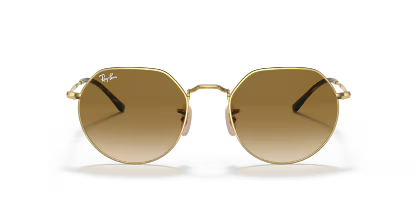 0RB3565__001_51__STD__shad__fr Óculos de Sol Ray-Ban Jack 0RB3565 Ouro – 001/51 53 - Imagem 1