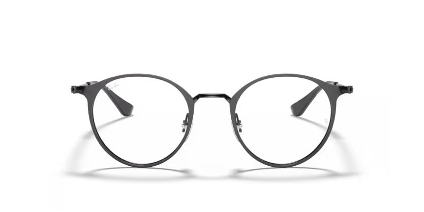 0RX6378__2904__STD__shad__fr Óculos de Grau Ray-Ban 0RX6378 Preto – 2904 - Imagem 1