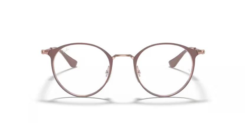 0RX6378__2973__STD__shad__fr Óculos de Grau Ray-Ban 0RX6378 Marrom-claro – 2973 - Imagem 1