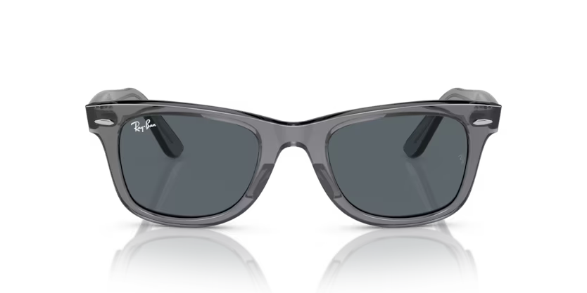 0RB2140__6773R5__P21__shad__fr Óculos de Sol Ray-Ban Wayfarer 0RB2140 Cinza – 6773R5 - Imagem 1