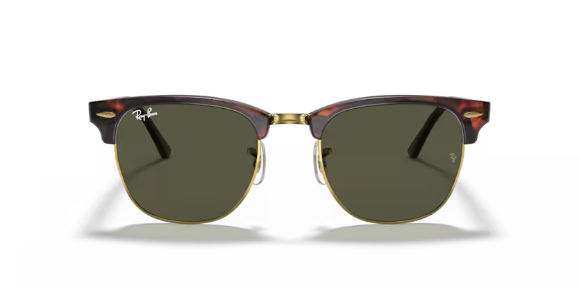 0RB3016__W0366__STD__shad__fr Óculos de Sol Ray-Ban Clubmaster 0RB3016 - Tartaruga W0366 - Imagem 1