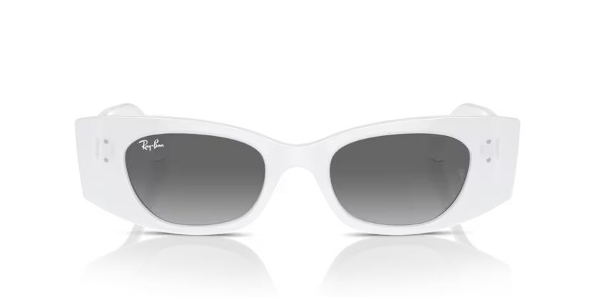 0RB4427__675911__P21__shad__fr Óculos de Sol Ray-Ban Cat 0RB4427 - Branco 675911 - Imagem 1