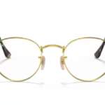 Óculos de Grau Ray-Ban Round 0RX3447VL - Dourado 2500