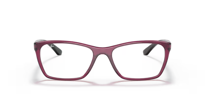 0RX7033L__5445__STD__shad__fr Óculos de Grau Ray-Ban 0RX7033L - Vinho 5445 - Imagem 1