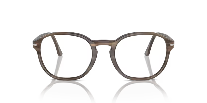 0PO3343V__1208__P21__shad__fr Óculos de Grau Persol 0PO3343V Marrom – 1208 - Imagem 1