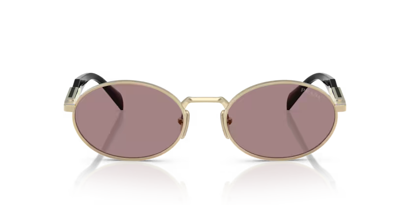 0PR_65ZS__ZVN20I__P21__shad__fr Óculos de Sol Prada 0PR 65ZS Dourado-Rosa – ZVN20I - Imagem 1