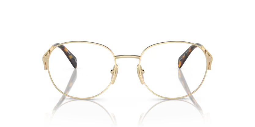 0PR_A50V__ZVN1O1__P21__shad__fr Óculos de Grau Prada 0PR A50V Dourado – ZVN1O1 - Imagem 1