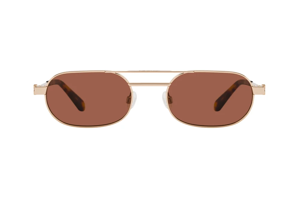 7559912_d Óculos de Sol Off-White OERI123 Dourado – 7664 - Imagem 1