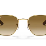 Óculos de Sol Ray-Ban Hexagonal 0RB3548  Dourado - 001/51 54