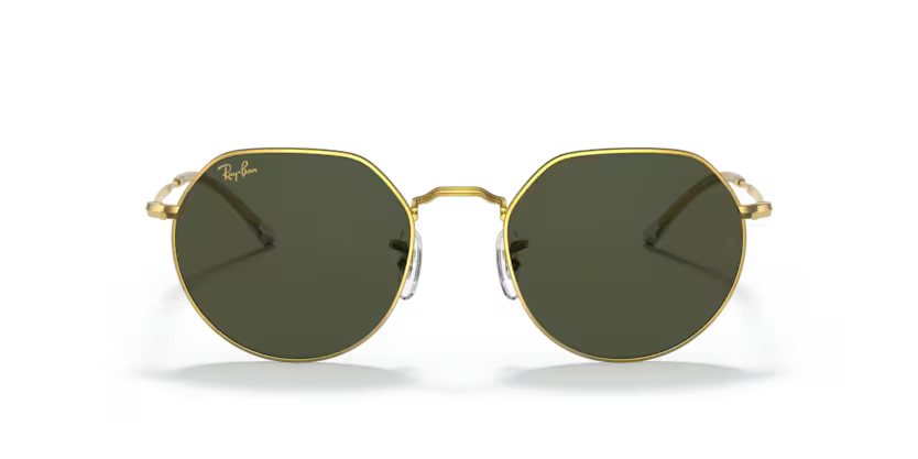 0RB3565__919631__STD__shad__fr Óculos de Sol Ray-Ban Jack Hexagonal 0RB3565 - Dourado 919631 53 - Imagem 1