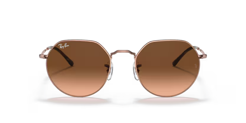 0RB3565__9035A5__STD__shad__fr Óculos de Sol Ray-Ban Jack Hexagonal 0RB3565 - Cobre 9035A5 51 - Imagem 1