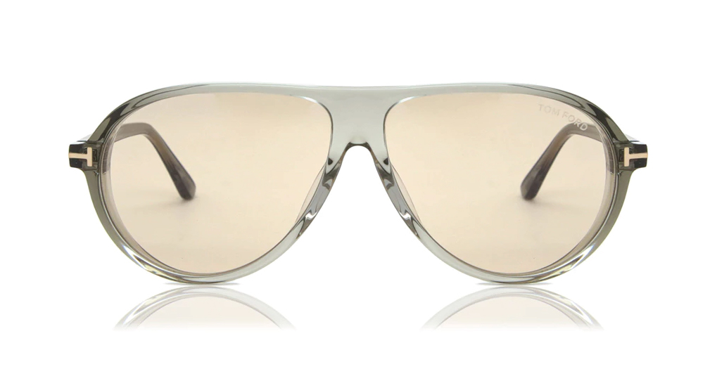 Prancheta 1-100 Óculos de Sol Tom ford FT1023 - Transparente 93E 60 - Imagem 1