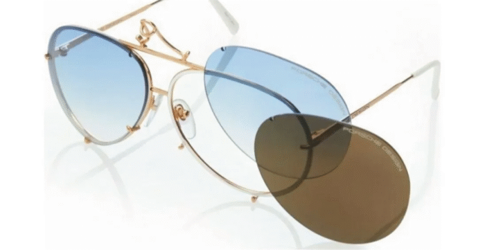 Óculos de Sol Porsche P8478 - Dourado W69 - Imagem 3