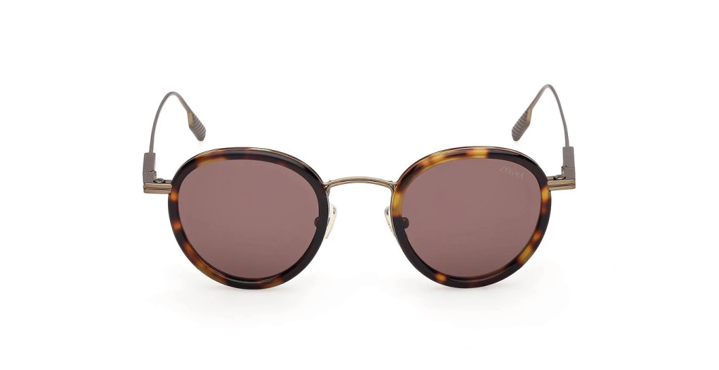site d2 Óculos de Sol Zegna EZ0276 52E 46 - Tartaruga - Imagem 1