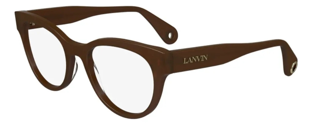 704236-MLB109374711596_042026 Armação / Óculos De Grau Lanvin - Lnv2654 330 Verde/marrom - Imagem 1