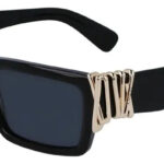 Óculos De Sol Lanvin - Lnv665s 001 Preto/bege