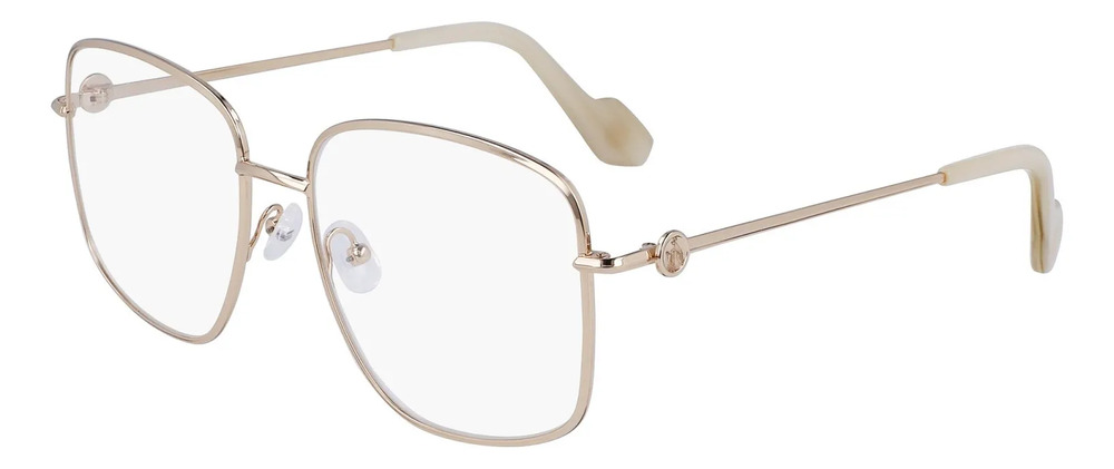 753881-MLB110232204463_042026 Armação / Óculos De Grau Lanvin - Lnv 2122 708 Dourado - Imagem 1