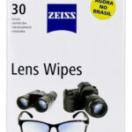 Lenços Umedecidos Zeiss Lens Wipes 30 Peças Para Óculos Lentes E Dispositivos Digitais