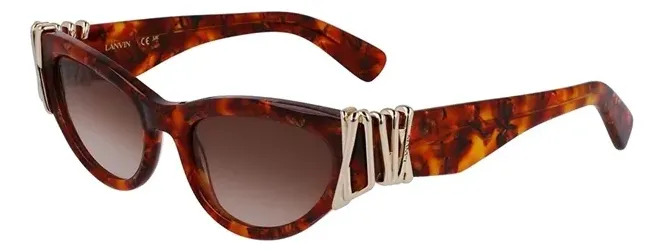 973992-MLB109372702434_042026 Óculos De Sol Lanvin - Lnv664s 730 Tartaruga / Havana - Imagem 1