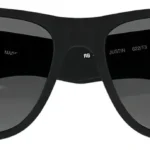 Óculos De Sol Polarizados Ray-ban Justin Classic Rb4165l Degradê Polarizado Preto Grey Matte Black