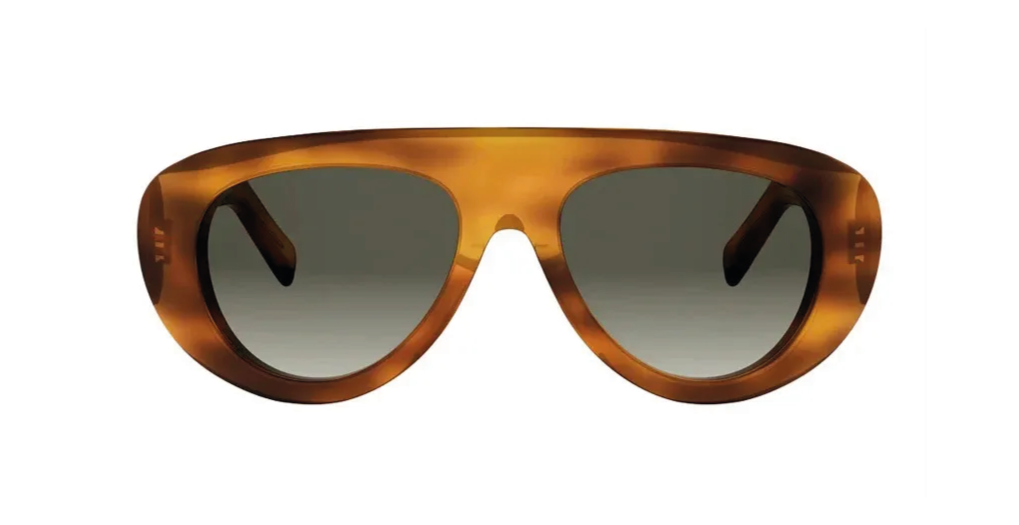 aaa Óculos De Sol Celine CL40340U 53F 57 - Tartaruga - Imagem 1